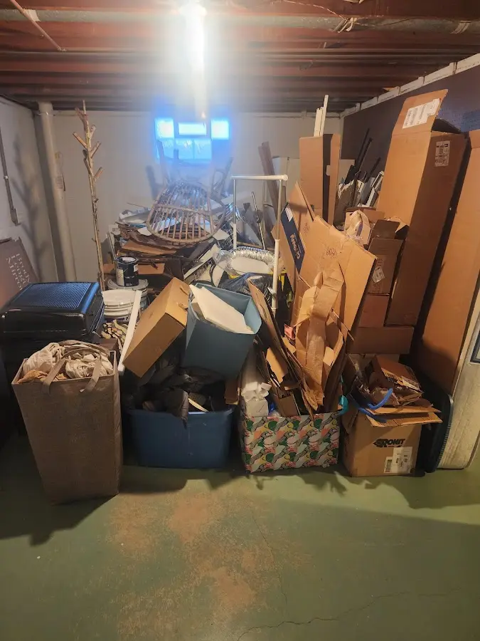 Roll-off dumpster container at job site for Construction Dumpster Rental in Hallsville